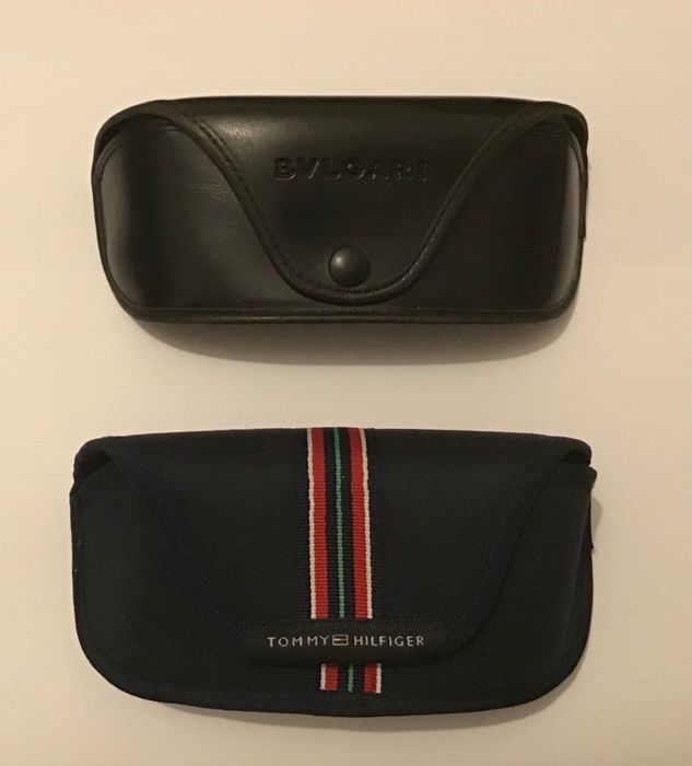 Caixas para óculos de várias marcas premium