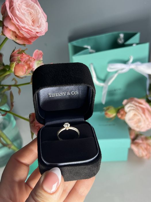 Коробка Tiffany для каблучки оксамит