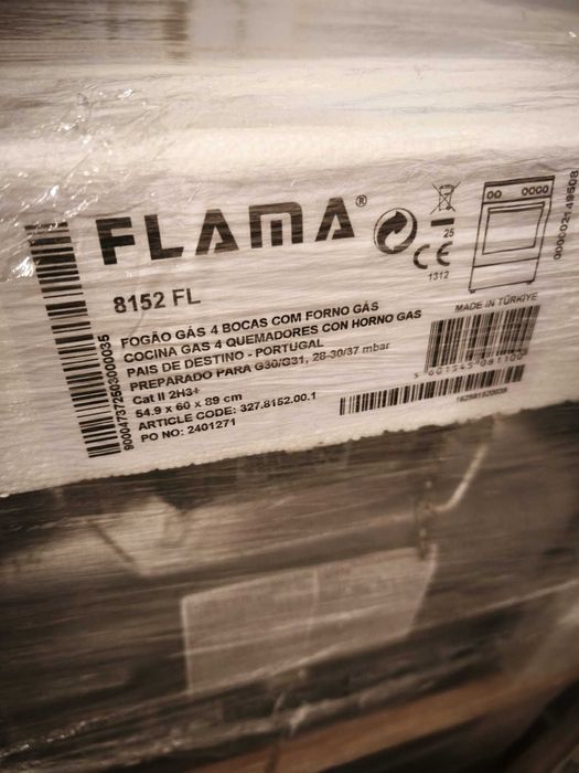 Fogão FLAMA 8152FL (48 L - Gás Butano-Propano - Branco)