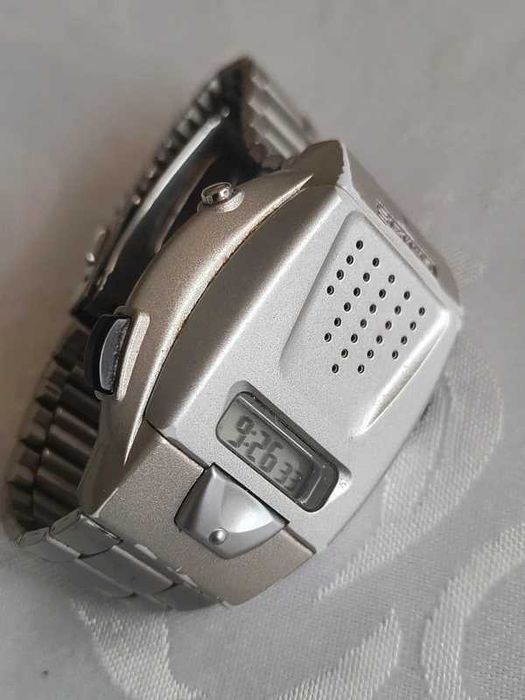 Seiko A860-4001 cyfrowy gadający zegarek pudełko