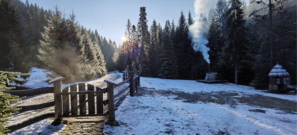 Wolny Weekend.  Ferie Domek z Balią i kominkiem