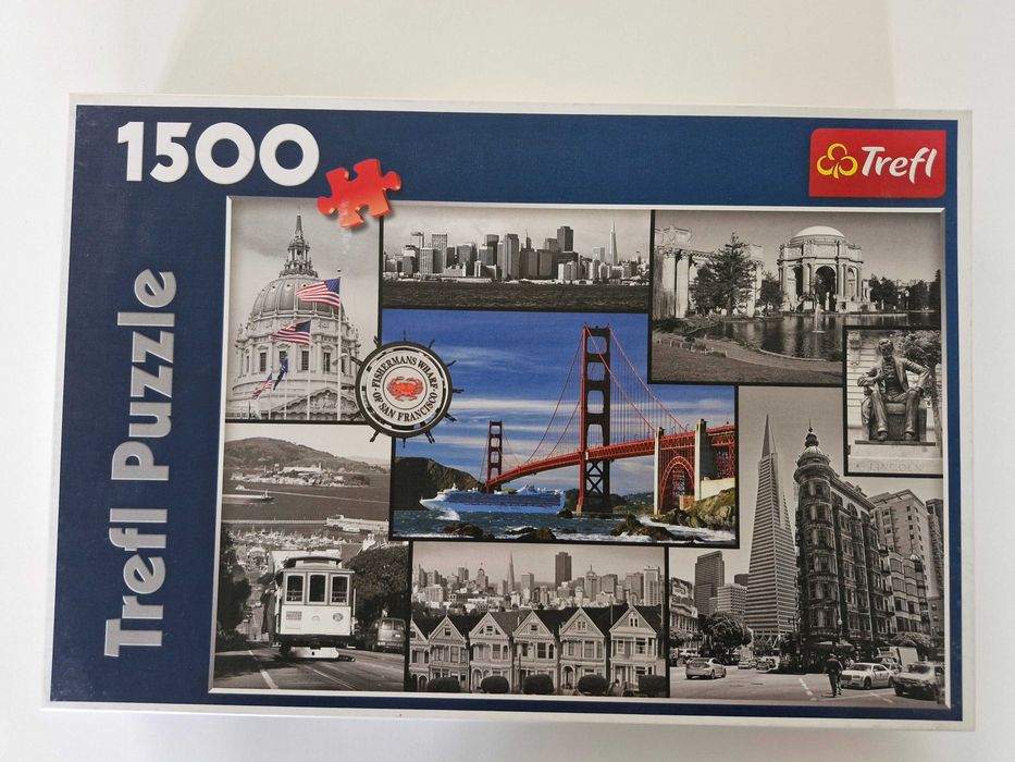 Puzzle Trefl kolaż x2 Rzym i San Francisco