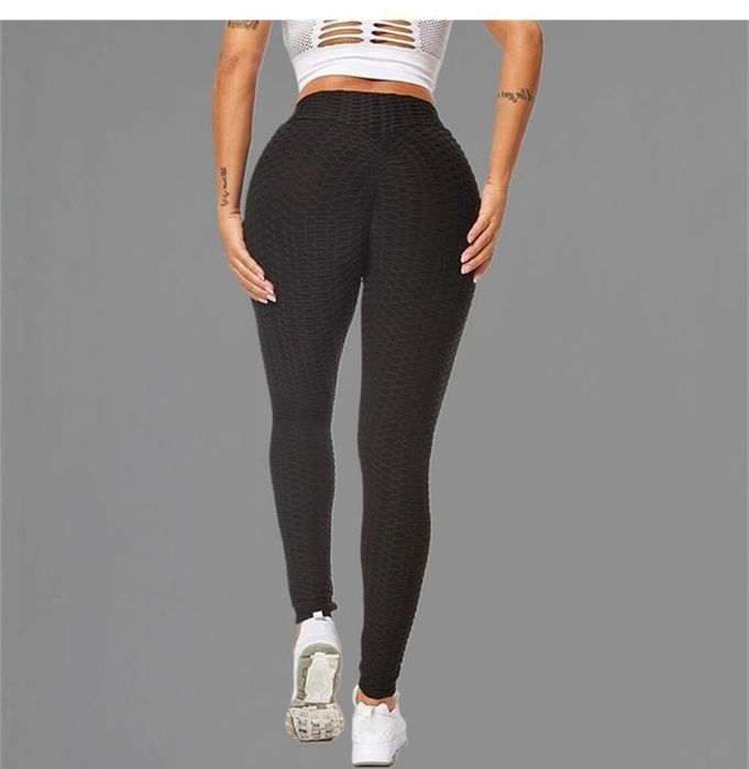Legginsy Getry Fitness Karbowane Push-up M/l