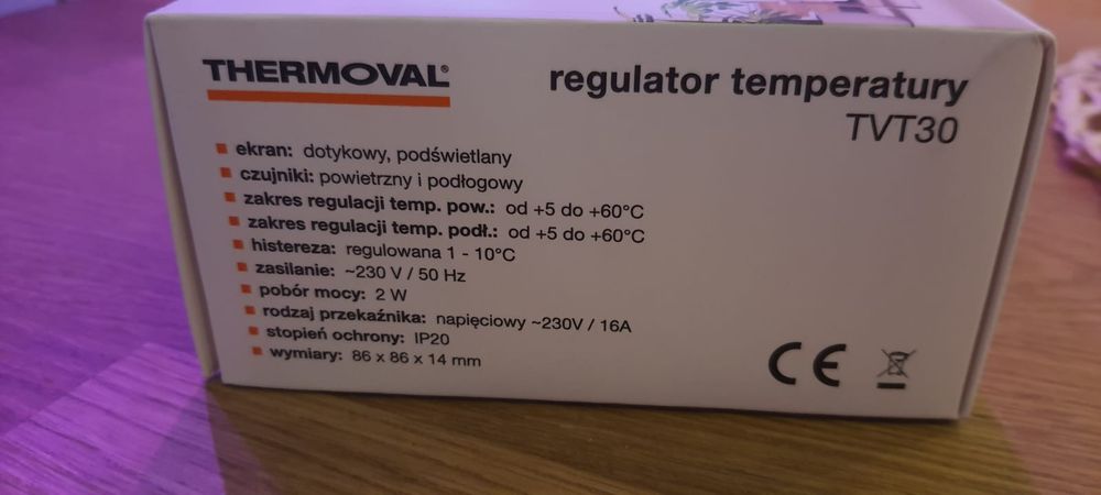 Thermoval TVT30 CS z czarną ramką
