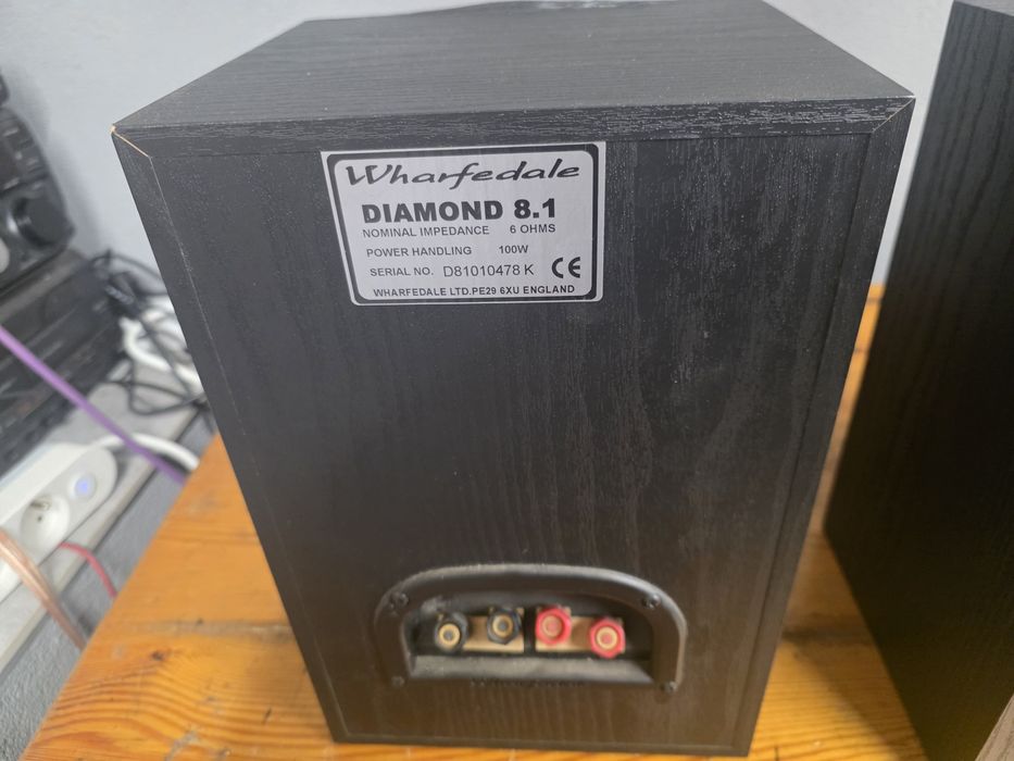 Wharfedale Diamond 8.1 – kolumny stereo, sprawne, maskownice