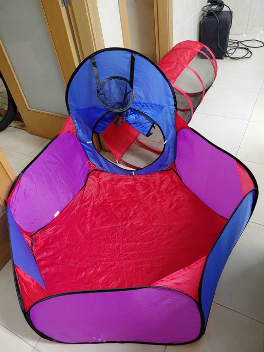 Circuito de tendas para bebés