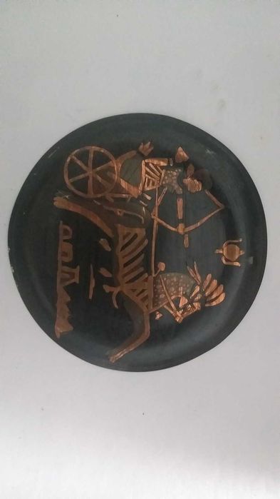 talerz  ozdobny na ścianę  rydwan