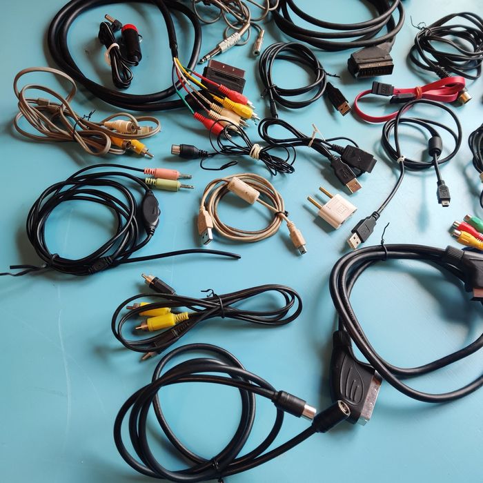 Кабель, переходник, антенна, тюльпаны, зарядки и др. по 15 грн