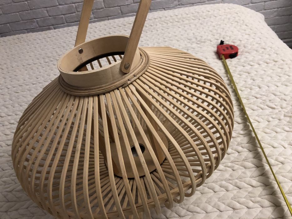 Lampion  drewniany klosz do lampy