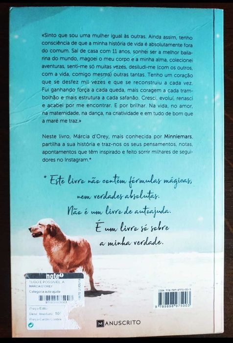 Tudo é Possível, Acredita
de Márcia d'Orey