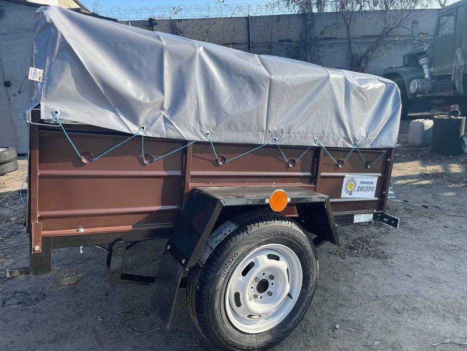 Легковий причіп "Дніпро-201" (200х120х35) на ресорах Волга, посилений
