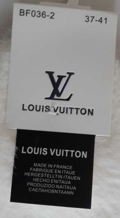 Носки мех норки женские Louis Vuitton