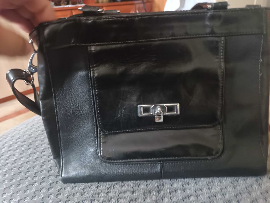 Torebka czarna Karen Skórzana