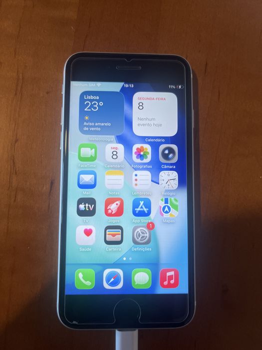 Iphone SE 2020 Branco de 128 Gigas