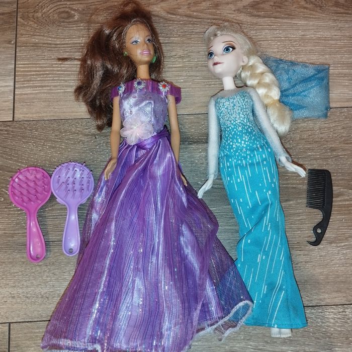 Lalka Barbi i Lalka Elza z Krainy lodu