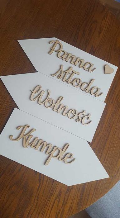 Drogowskaz Wesele Ślub Wolność Kumple Mecze Polterabend