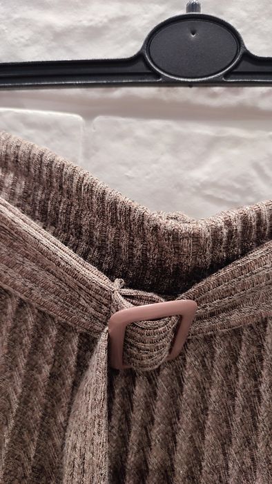 Жіноча коричнева спідниця юбка пліссе р.46-48 (M-L)