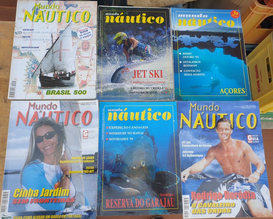 Revistas antigas Mundo Nautico e Vela Náutica