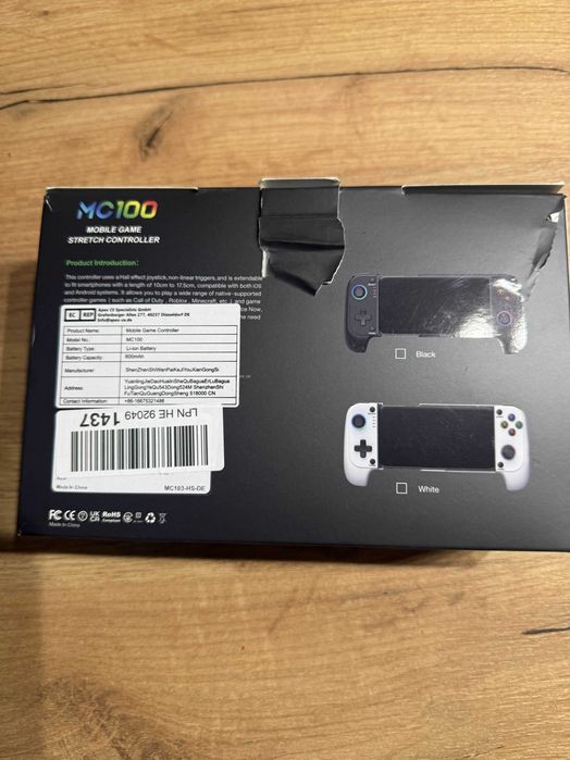 Bezprzewodowy kontroler / pad o gier mobilnych Android IOS