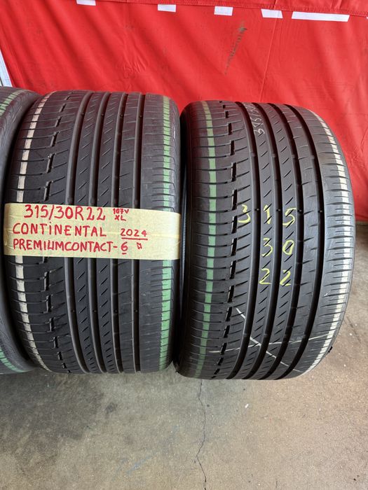 Pneus 315/30/22 Continental como novos