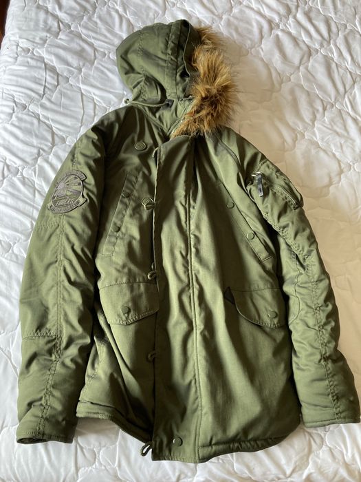 Parka Alphaindustries para frio extremo