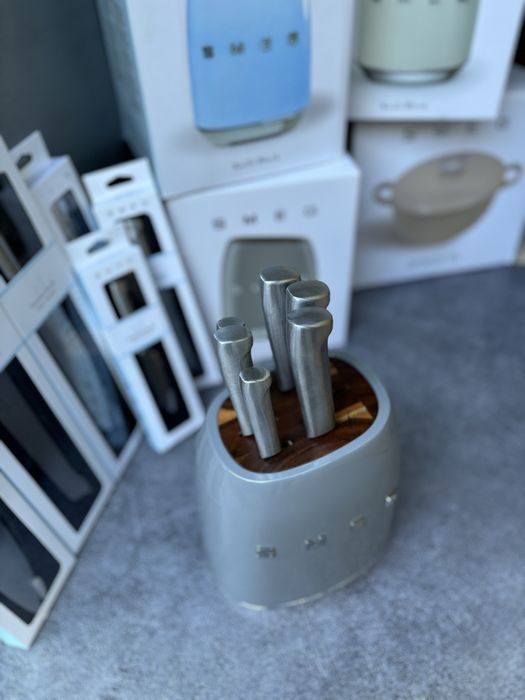 Набір ножів smeg ножи ножик смег