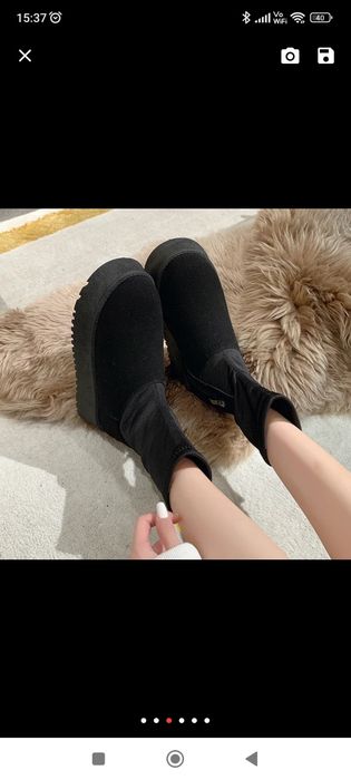 Hit botki uggly boots shoes jeans r. 39 platform gruba podeszwa