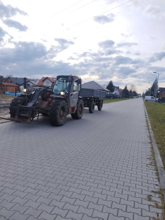 Wynajem, usługa, praca koparką, ładowarką telskopową, ciągnikiem rolni