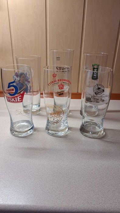 Pokale do piwa z cienkiego szkła