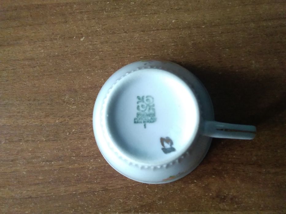 Filiżanki z porcelany Wloclawek