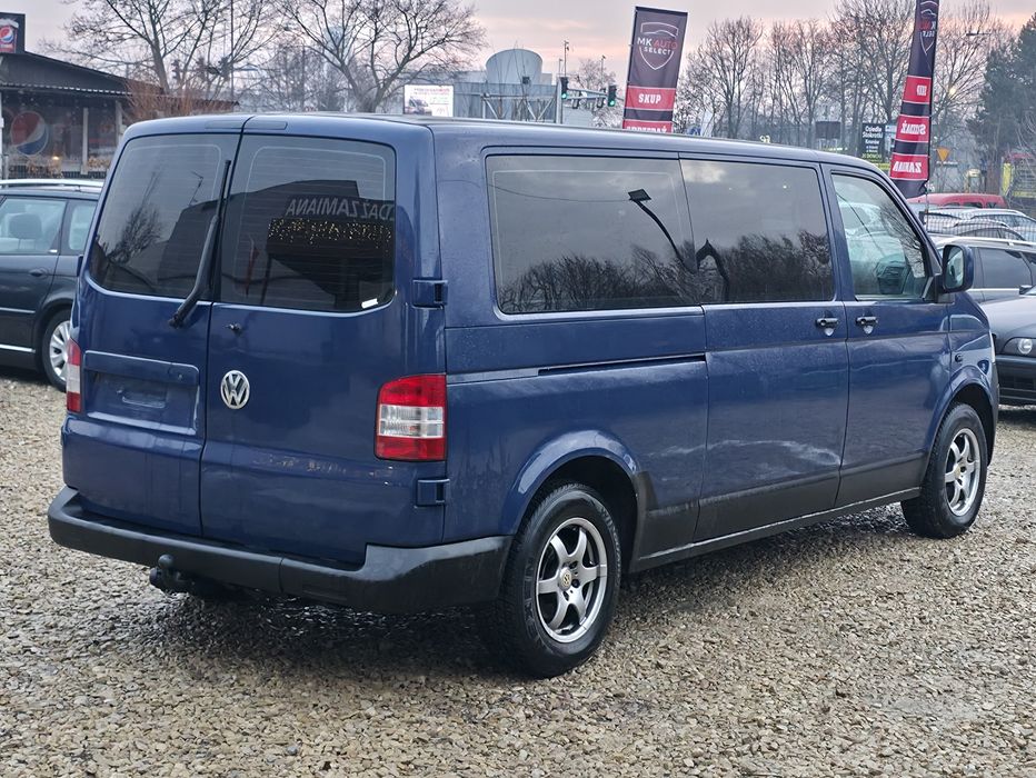 VW Caravelle Long 9-os 1.9 Diesel 2007 Krajowy HAK Klima Alu Zamiana