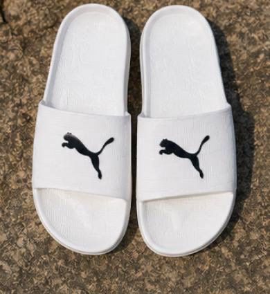 Слансы от пума мужские тапки идеальные в отпуск и на каждый день мужские шлепанцы шлепки puma прочный материал