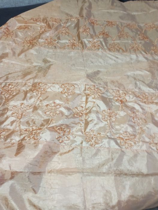 Продам бу покривало,штора,скатертина абрикосовий колір 230 /150см