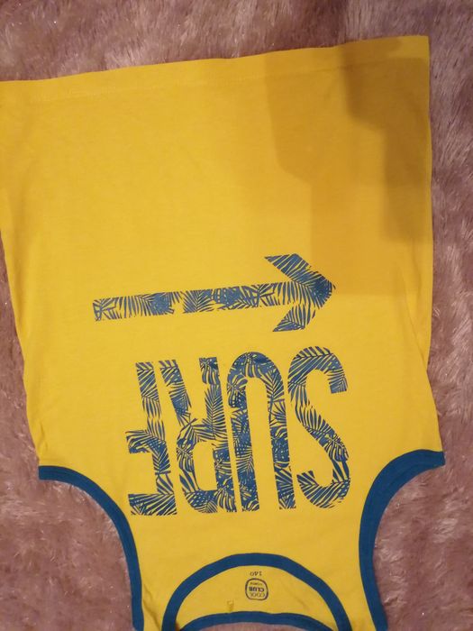 Koszulki bez ramiączek r. 140 1 nowa z metką, 2 szt zestaw