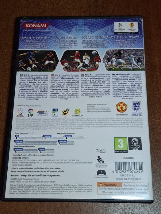 Pro Evolution Soccer 2012 PC