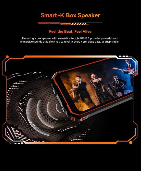 BLACKVIEW OSCAL MARINE 2, 24/256Gb, 11000мАч, Gemini AI 2.0, ИИ, NFC