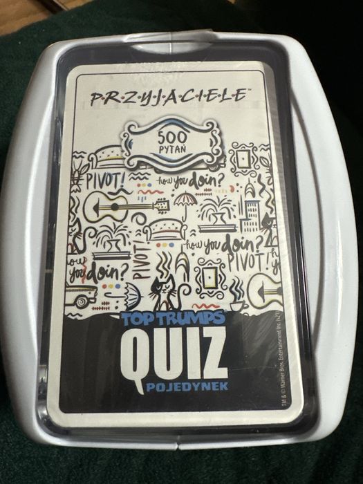 Gra karciana Quiz Przyjaciele