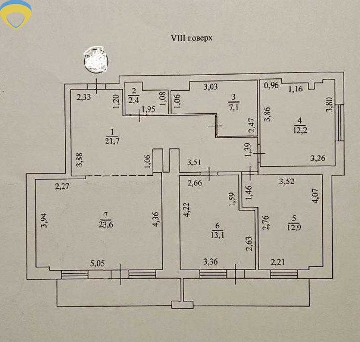 Продам стильную 3к квартиру в ЖК Лимнос