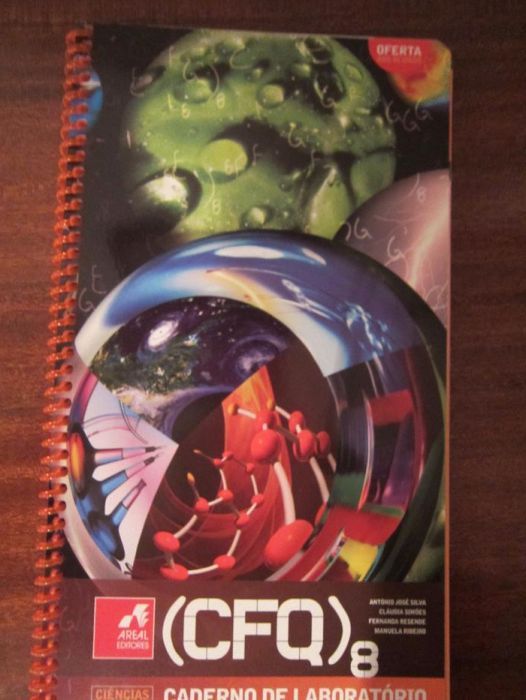 CFQ 8 - Ciências Físico-Químicas 8 - Areal Editores - Manual, Caderno