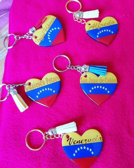 Porta chaves personalizados de VENEZUELA. Envio gratis