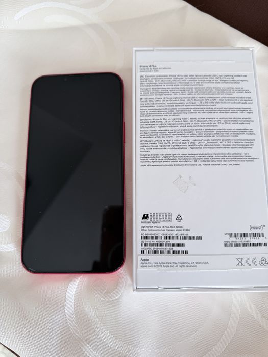 IPHONE 14 Plus jak Nowy Czerwony