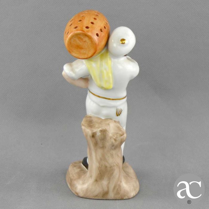 Paliteiro “Homem do Barril” em Porcelana Vista Alegre