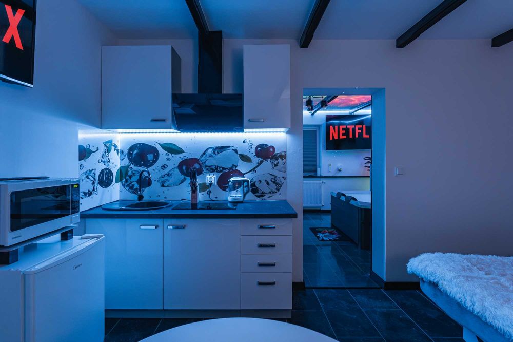 Domek Apartament Dwupokojowy LOVE SPA JAUCUZZI w pokoju na wyłączność