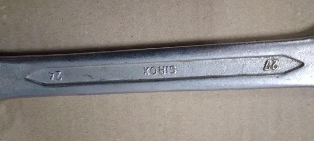 Solidne klucze płaskie 24-27 i 27-32 Chrome Vanadium (Cr-V)
