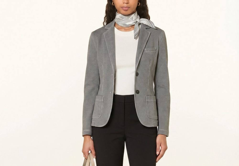 Circolo 1901 Szara Marynarka Damska Żakiet Slim Fit It40 Eu 36