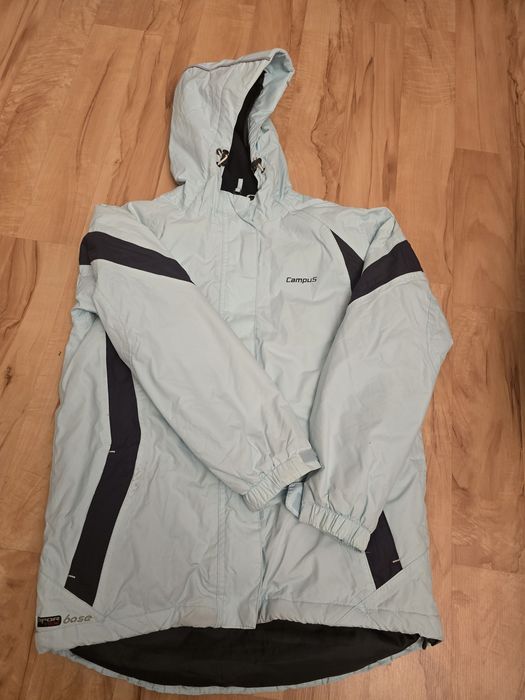 Narciarska snowboardowa kurtka campus jasny turkus 146 jak nowa