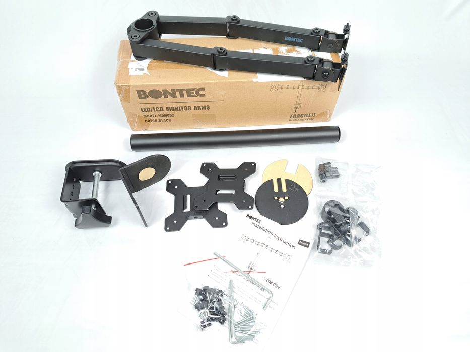 Uchwyt Na Dwa Monitory 13-27" Bontec Mdm002B