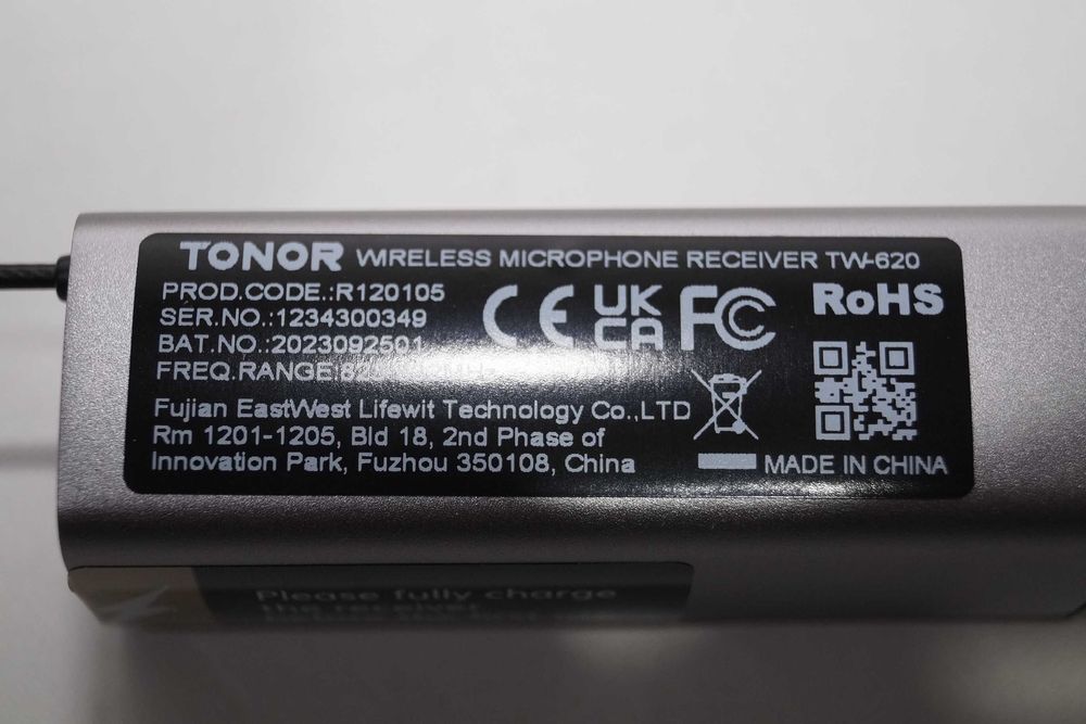 TONOR TW-620 Mikrofon bezprzewodowy z kardionalnym odbiornikiem