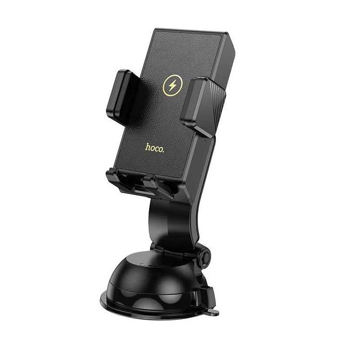 Магнитный автодержатель с беспроводной зарядкой iPhone HOCO HW22