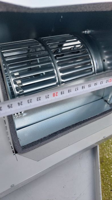 Ventilador 7/7 extrator 1500 m3h Ar fumos tintas de estufas de pintura